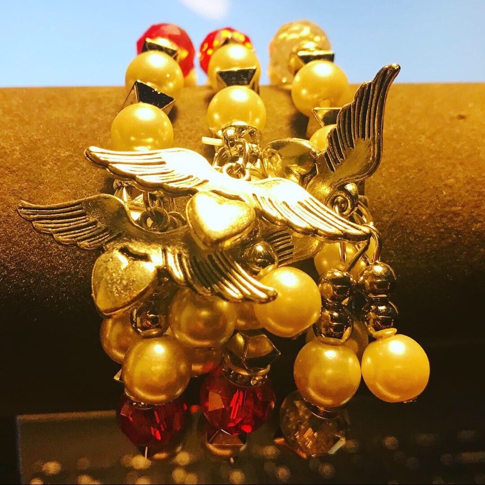 Royal Charming Beeds Bracelet (3 piece)